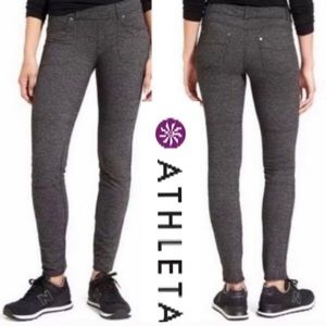 👟ATHLETA BETTONA MARL MOTO JEGGING